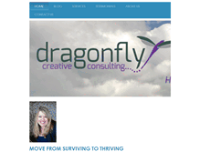 Tablet Screenshot of dragonflycreativeconsulting.com